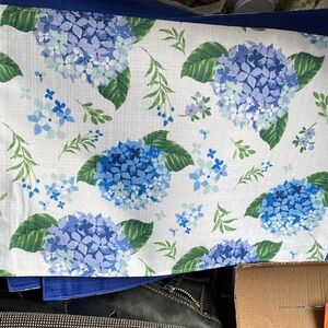 Home Collection Royal Blue Fabric Placemat Set